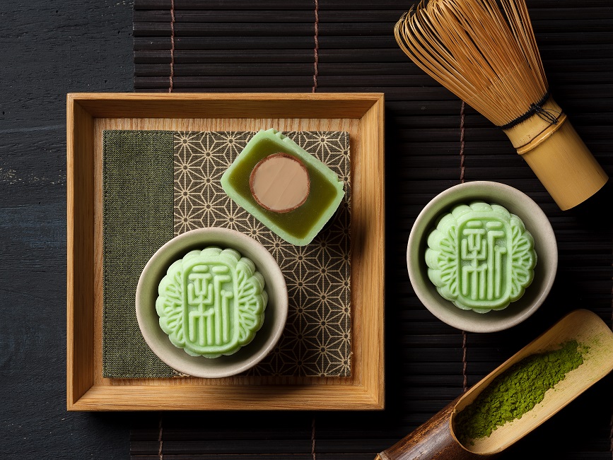 1Xin Cuisine - Green Tea Lotus Seed Paste with Baileys Cream Praline