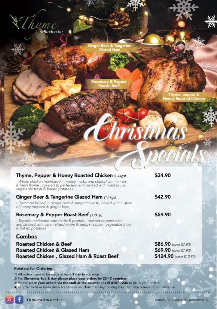 xmas specials ordering instructions