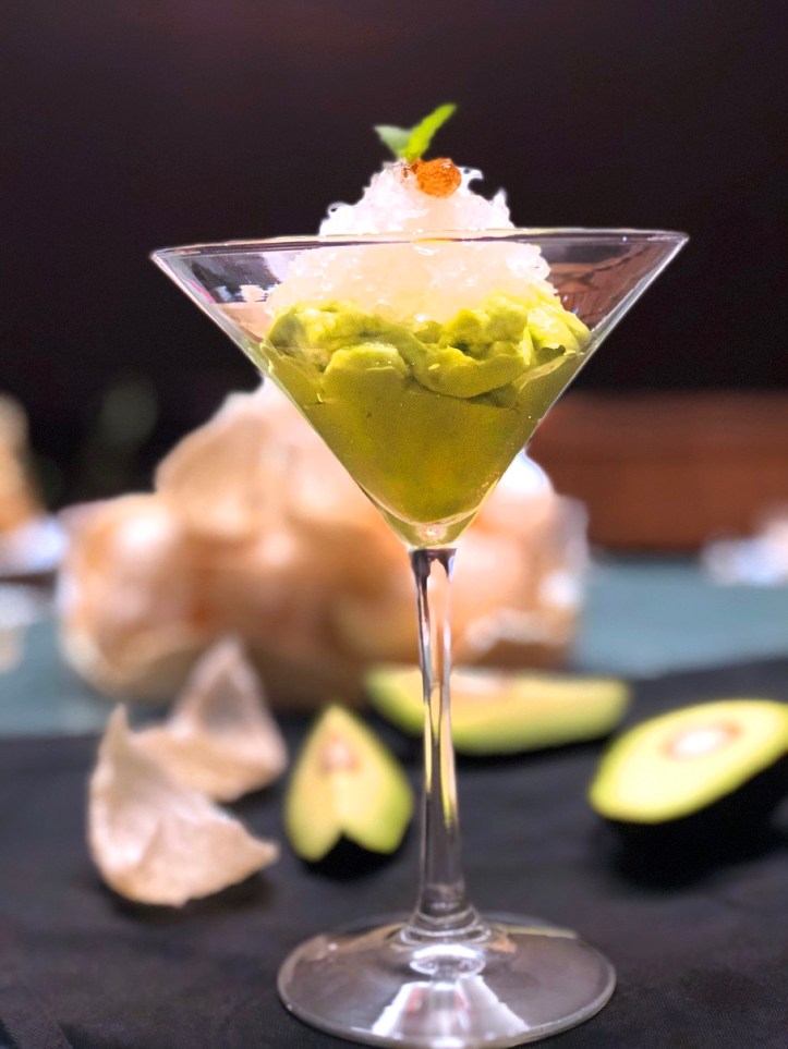 Chilled Bird's Nest with Fresh Avocado &amp; Crystal Sugar