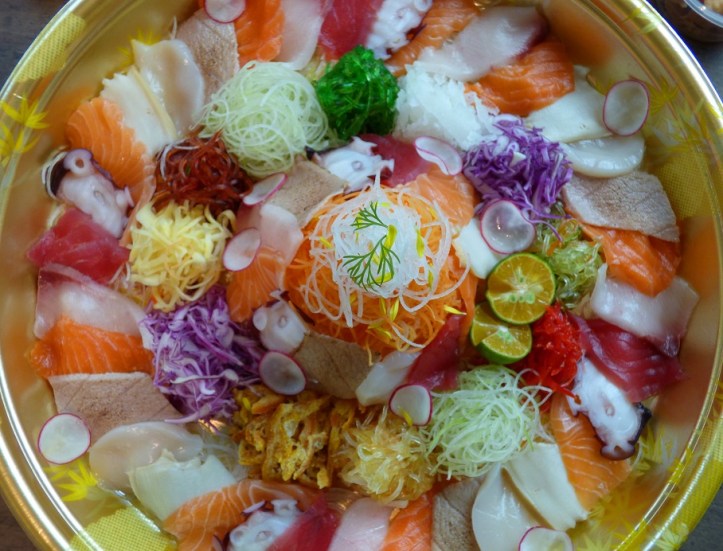 FiSK Seafoodbar &amp; Market - Fortune Yu Sheng Platter