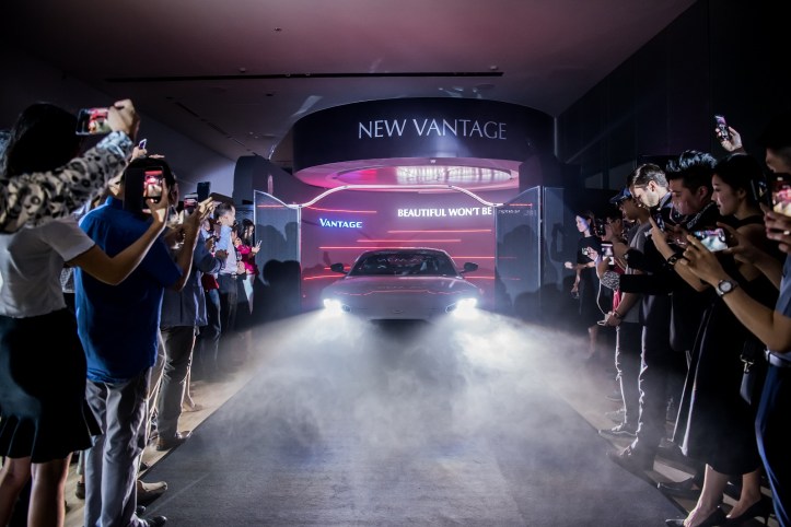 Aston Martin New Vantage makes Singapore Debut