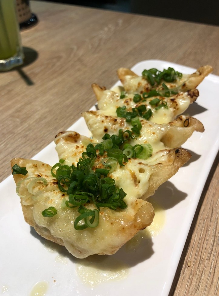 cheese gyoza