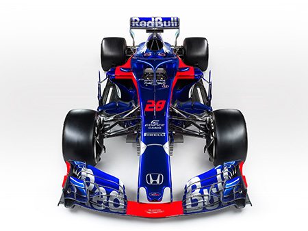 FAENZA, ITALY - FEBRUARY 22: Scuderia Toro Rosso STR13 - Car stu