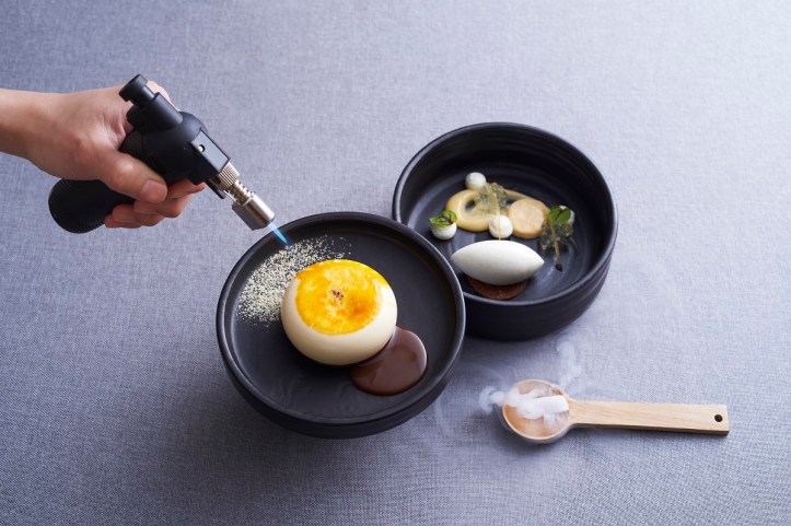 SKAI - Caramelised Soy Bean Cheesecake