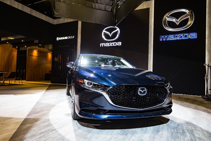 the all-new mazda3 on display at the singapore motorshow 2019a