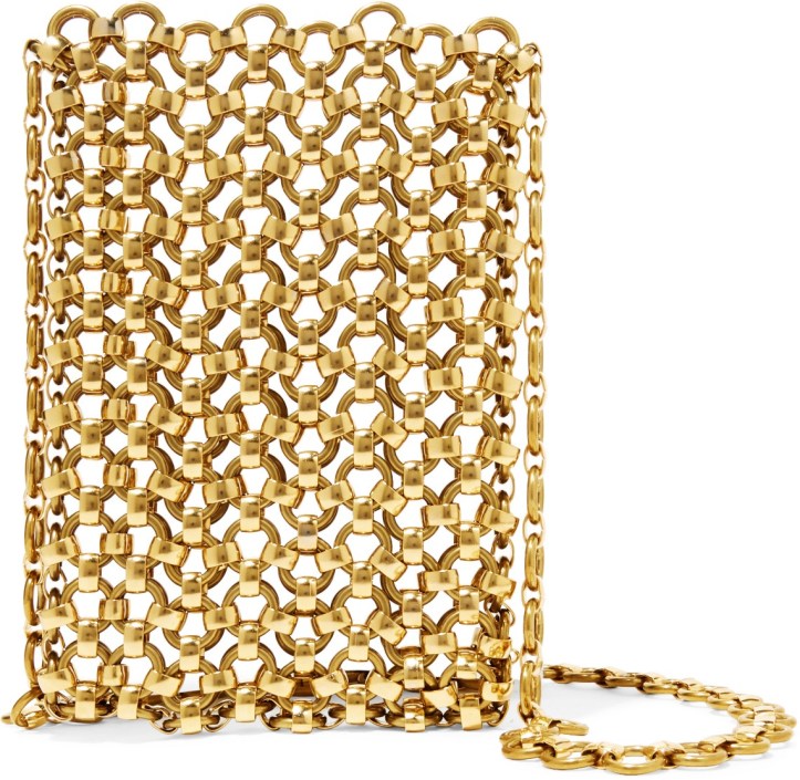 Gold-tone brass clutch