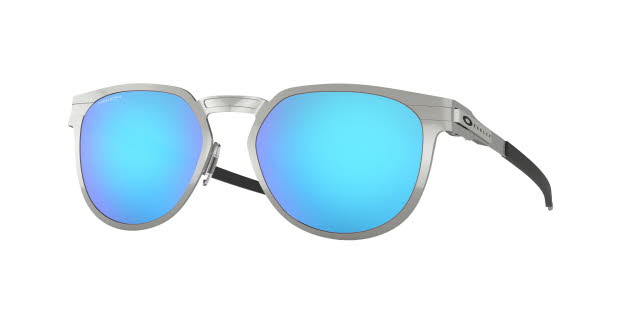Oakley Diecutter Satin Chrome with Prizm Sapphire