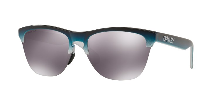 Oakley Frogskins Lite Silver Black Teal Fade With Prizm Black