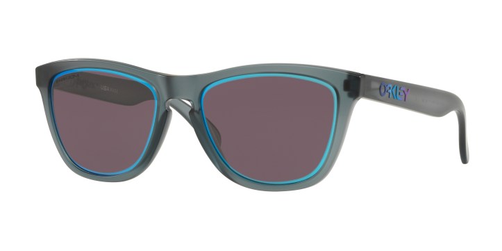 Oakley Ice Frogskins Matte Crystal Black With Prizm Grey Sapphire Alt Iridium