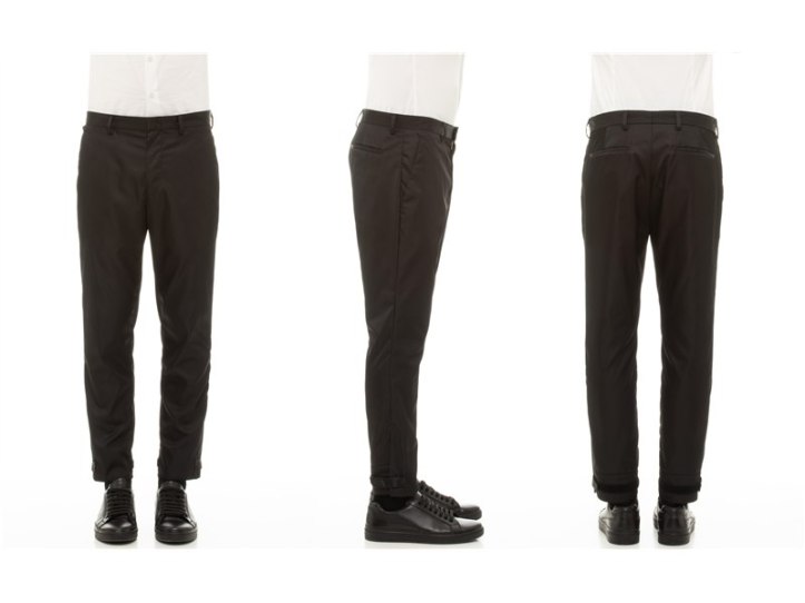 Prada Garbadine Nylon Pants, SGD1280