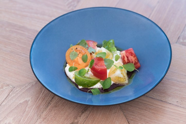 BURRATINA WITH HEIRLOOM TOMATO