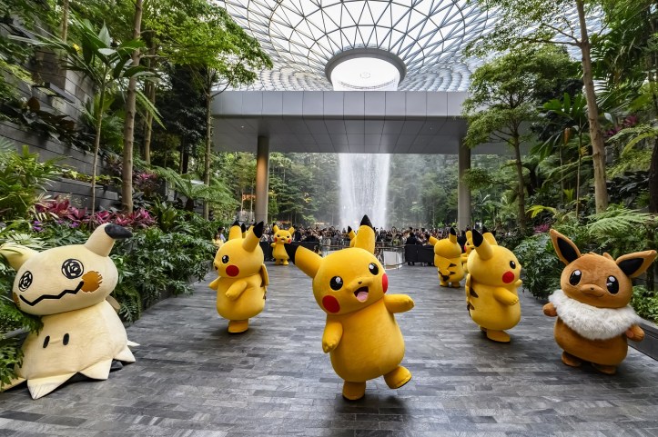 Jewel Changi Airport_Pokemon Parade_Dancing at the North Canyon