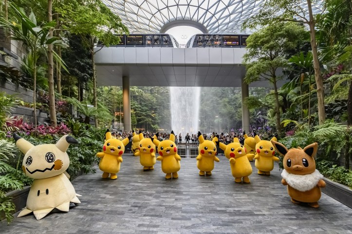 Jewel Changi Airport_Pokemon Parade_Dancing at the North Canyon_2