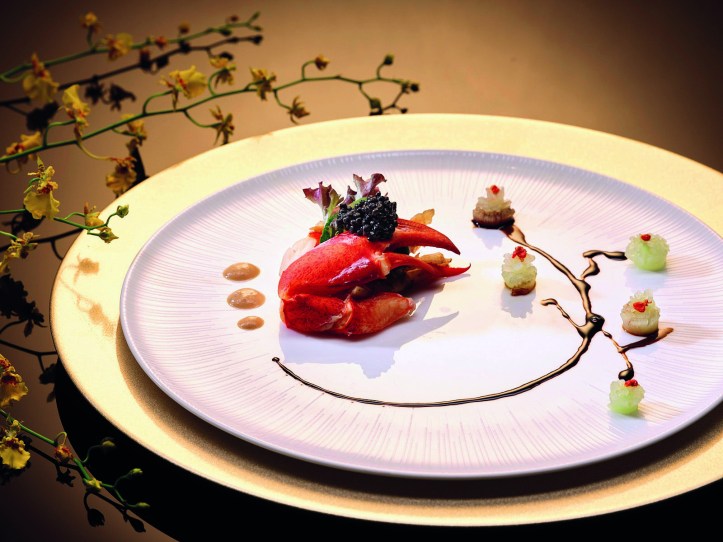 Sauteed Boston Lobster with Japanese Mustard Light Soya Sauce