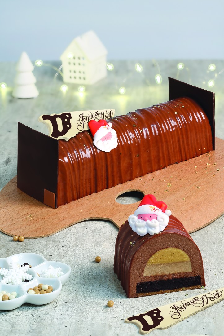 Guanaja Caramel Yule Log