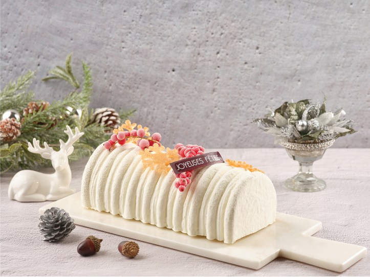 One-Ninety - Coconut Mousse with Calypso Mango Yule Log