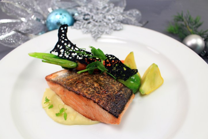 Pan-seared Atlantic Salmon
