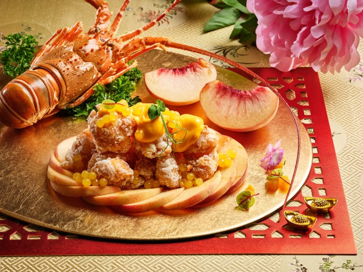 Deep-Fried Lobster with White Peach Mayonnaise Sauce