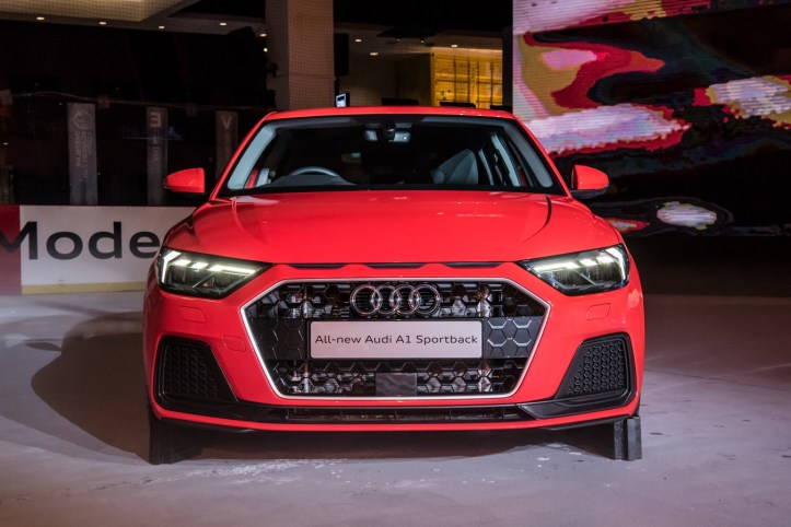 The all-new Audi A1 Sportback in Misano Red