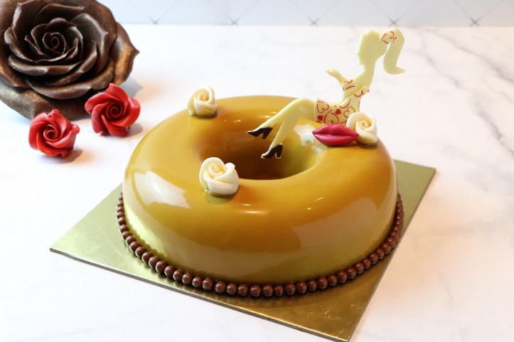 Caramel Passionfruit Chocolate Gateau