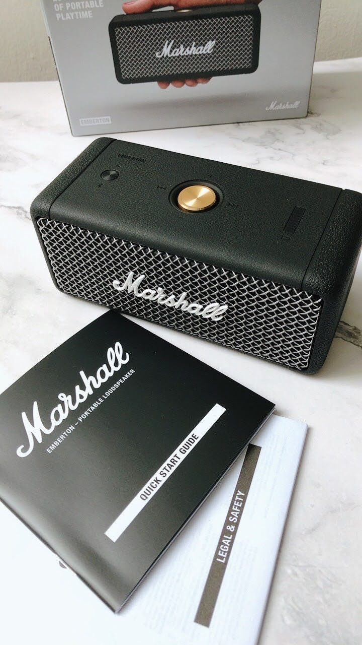 Marshall Emberton – Portable Bluetooth speaker Review – LUXURY
