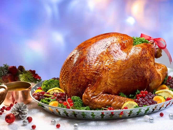 Marriott Cafe - Roast Turkey with Chestnut Bread Stuffing
