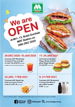 MOS Burger Bukit Gombak Promotions