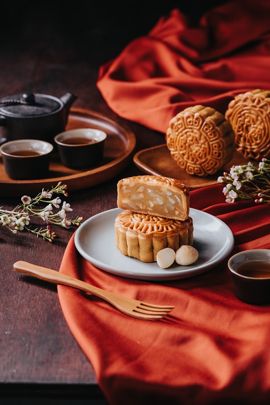 006_Macadamia Baked Mooncake LOW SUGAR