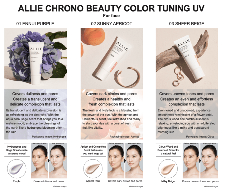 ALLIE Chrono Beauty Color Tuning UV