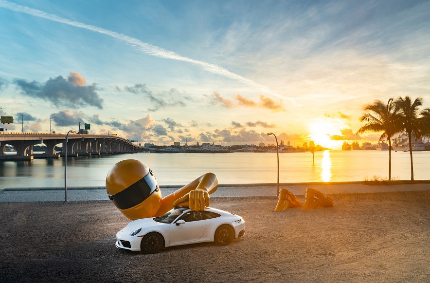 The larger-than-life figure, titled Dream big. is a tribute to childhood dreams and rounds off the brand's presence in Miami