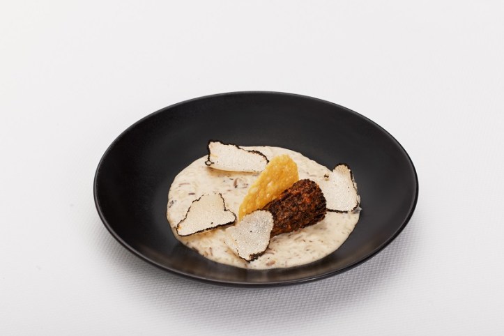 Morel, gobindobhog and mushroom payesh, truffle
