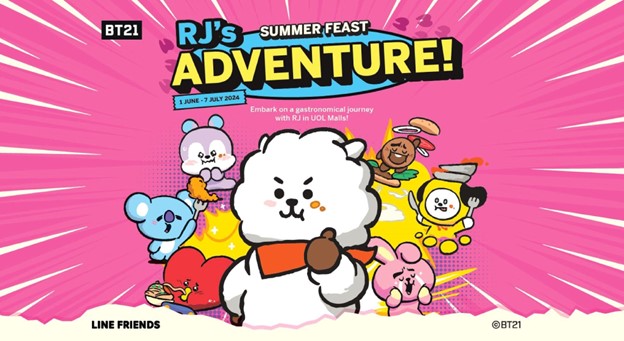Get Ready for RJ’s Adventure: UOL Malls and LINE Friends Team Up for ...